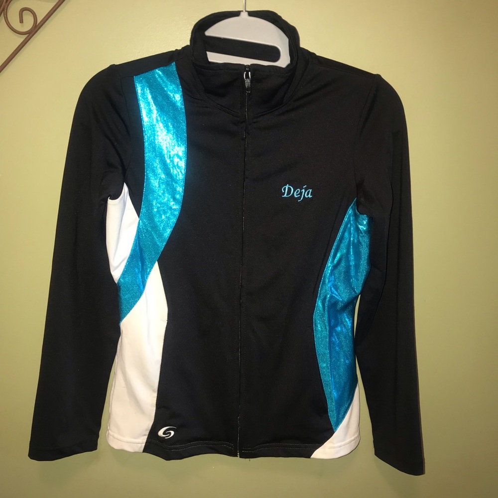 GTM Sportswear Cheer Jacket YL (Youth Large) Black
